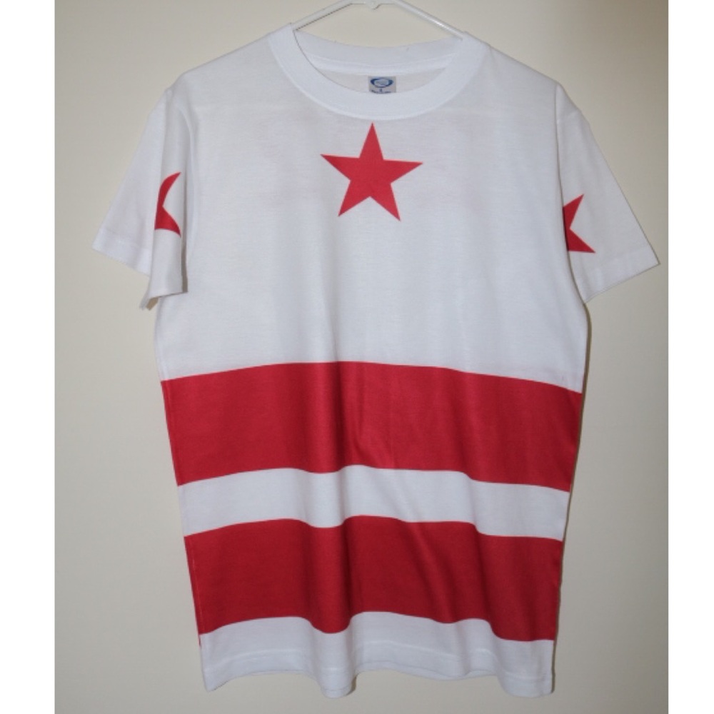 Washington DC white and red shirt